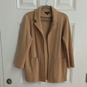 J. Crew Brown Sweater Blazer.  Size Medium